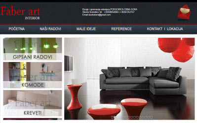 SALON ENTERIJERI NAMJEŠTAJ FABER ART